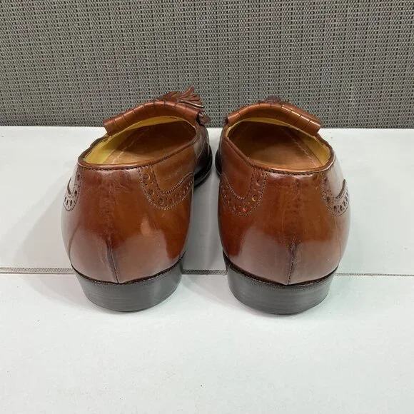 Cole Haan Men's Bragano Made in Italy Brown Leather Shoes Size 9M - Picture 3 of 8